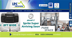 Desktop Screenshot of lpccaravans.co.uk